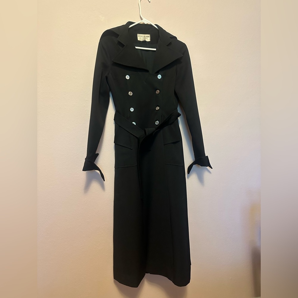 Vintage late 1960s Ossie Clark trench coat